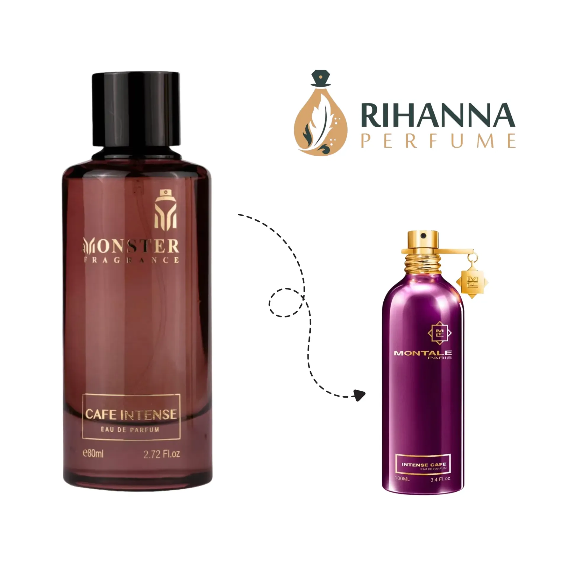 Paris Corner Rose Musk Monster Eau De Parfum 80ml Unisexe